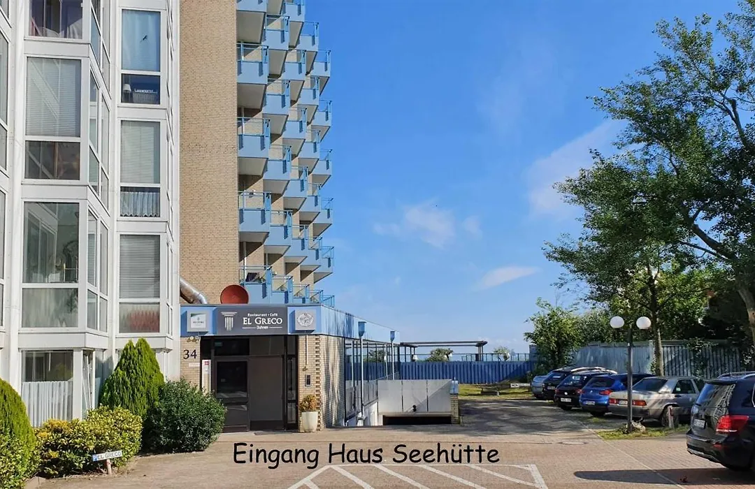 Apartment 103 im Haus Seehütte direkt am Strand in Cuxhaven Duhnen mit Seesicht in der Ferne-1