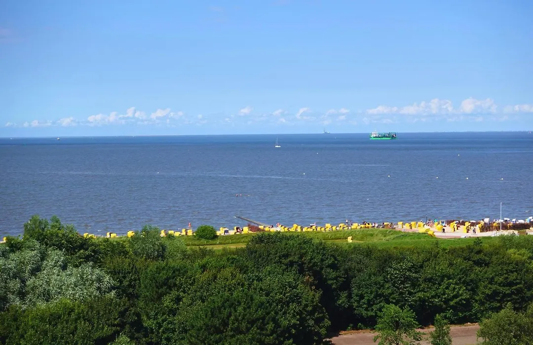 Panoramameerblicksuite direkt am Strand, Garage Wlan, Aufzug, Smarttv,Bettwäsche,Handtücher, Netflix uvm-1