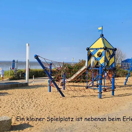 Apartment 103 im Haus Seehütte direkt am Strand in Cuxhaven Duhnen mit Seesicht in der Ferne-2