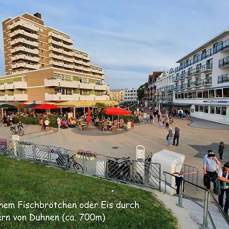 Apartment 103 im Haus Seehütte direkt am Strand in Cuxhaven Duhnen mit Seesicht in der Ferne-3