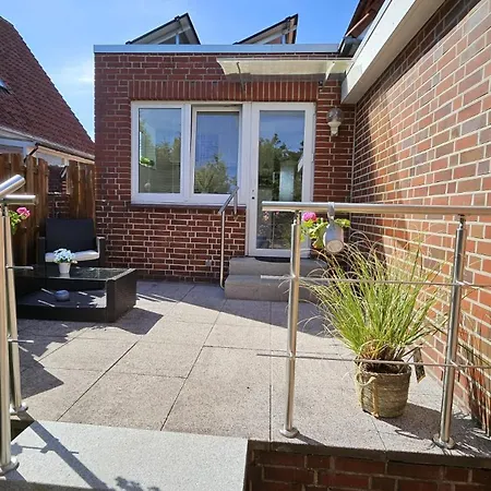 Lust auf Meer - Appartement Ferienwohnung Terrasse kleine Hunde willkommen Nähe Nordsee-2