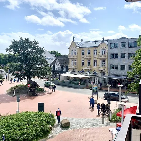 Duhnerherz Bestlage im Zentrum,am Strand Duhnen, Balkon mit Meerblick,Wlan Parkplatz und Fahrradabstellraum Bettwäsche und Handtücher inkl-2